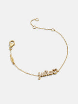 BaubleBar Disney Mickey Mouse 18K Gold Plated Sterling Silver Custom Nameplate Bracelet - Gold/Pavé -
It's Black Friday Week: Enjoy 20% off.