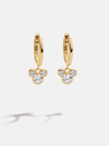 BaubleBar Disney Mickey Mouse 18K Gold Plated Sterling Silver Bezel Huggie - Gold/Pavé -
18K Gold Plated Sterling Silver, Cubic Zirconia