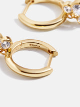 BaubleBar Disney Mickey Mouse 18K Gold Plated Sterling Silver Bezel Huggie - Gold/Pavé -
18K Gold Plated Sterling Silver, Cubic Zirconia