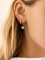 BaubleBar Disney Mickey Mouse 18K Gold Plated Sterling Silver Bezel Huggie - Gold/Pavé -
18K Gold Plated Sterling Silver, Cubic Zirconia