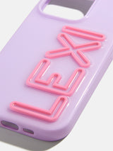 BaubleBar Fine Line Custom iPhone Case - Lavender/Pink -
It's Black Friday Week: Enjoy 20% off.