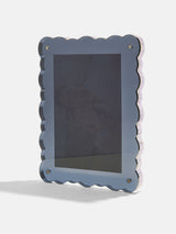 BaubleBar Picture Perfect Vertical Acrylic Frame - Scalloped Shape - 
    Get Gifting Early: 20% Off Custom