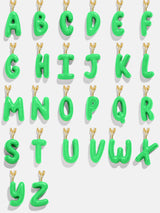 BaubleBar Mini Bubble Initial Enamel Necklace - Bright Green -
It's Black Friday Week: Enjoy 20% off.