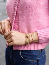 BaubleBar Disney Mickey Mouse Christmas Santa Belt Pisa Bracelet - Mickey Mouse Santa Belt - 
    Disney holiday pisa bracelet