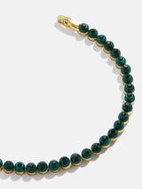 BaubleBar Brielle Bracelet - Green - 
    Beaded tennis bracelet