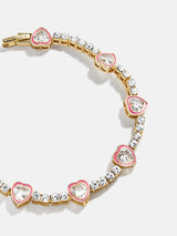 BaubleBar Daphne Tennis Bracelet - Gold/Pink -
It's Black Friday Week: EXTRA 30% off.