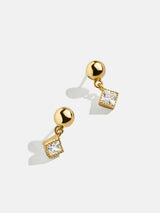 BaubleBar Jada 18K Gold Kids' Earrings - Gold/Pavé -
Cubic zirconia stones, 18K gold plated sterling silver