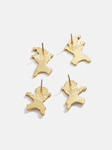 BaubleBar Disney Chip 'N Dale Elf Earring Set - Red/Green - 
    Chip and Dale earrings