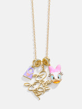 BaubleBar Disney Daisy Duck Cluster Charm Necklace - Daisy Duck -
Gold chain statement necklace