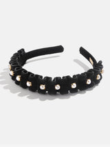 BaubleBar Pretty In Pearls Kids' Headband - Black -
Kids' holiday headband