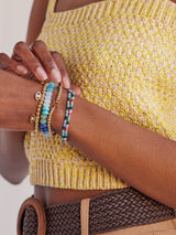 BaubleBar Zodiac Pisa Bracelet - Scorpio - 
    Gold beaded bracelet