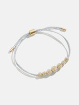 BaubleBar Veronica Cord Bracelet - Silver -
Pull tie bracelet