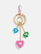 BaubleBar Sweetheart Kids’ Bag Charm - Heart -
Multicolored heart bag charm
