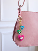 BaubleBar Sweetheart Kids’ Bag Charm - Heart -
Multicolored heart bag charm