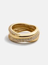 BaubleBar Ramona 18K Gold Ring - Gold/Pavé -
It's Black Friday Week: EXTRA 30% off.