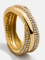 BaubleBar Ramona 18K Gold Ring - Gold/Pavé -
It's Black Friday Week: EXTRA 30% off.