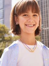BaubleBar Pisa Kids' Custom Nameplate Necklace - Gold -
Kids' customizable necklace