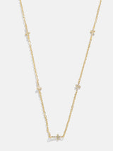 BaubleBar Divine & Protect Necklace - Cross -
Motif necklace