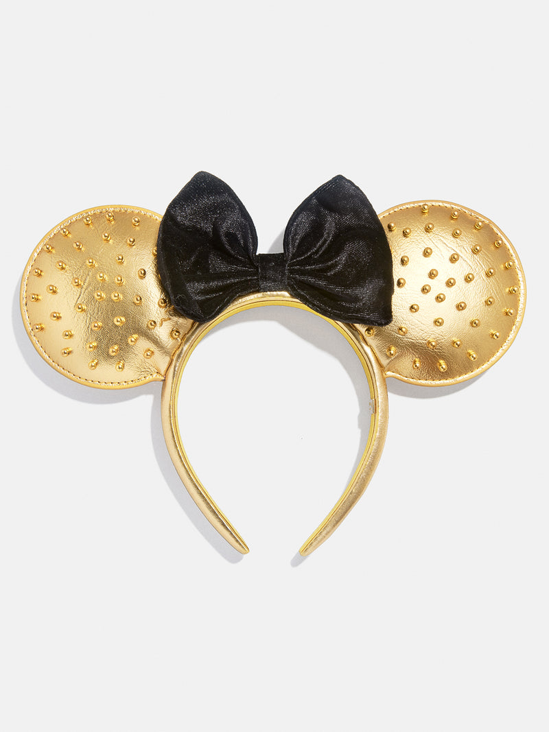 Disney Minnie Mouse Party Ears Headband - Minnie Mouse Gold Party Ears