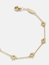 BaubleBar 18K Gold Star of David Bracelet - Star of David -
18K gold plated sterling silver