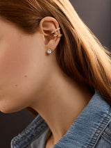 BaubleBar Donna 18K Gold Bezel Earrings - Gold/Pavé -
It's Cyber Monday: Enjoy 30% off.