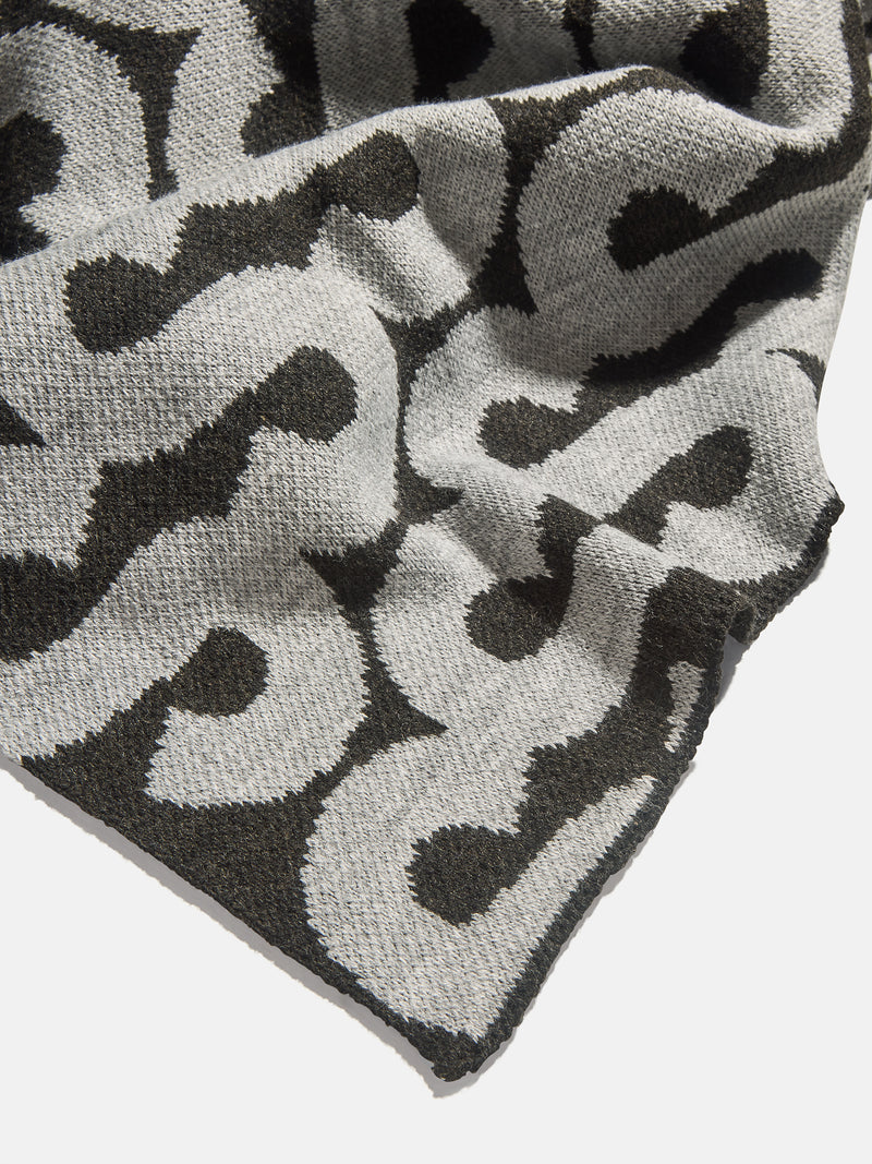 BaubleBar On A Loop Custom Blanket - Gray/Light Gray - 
    Custom, machine washable blanket in two sizes
  
