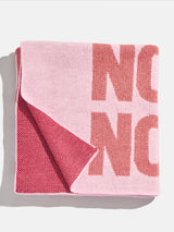 BaubleBar Ombre Name Custom Blanket - Red/Pink - 
    Get Gifting Early: 20% Off Custom