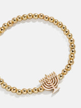 BaubleBar Menorah Kids Pisa Bracelet - Menorah -
Children's holiday bracelet