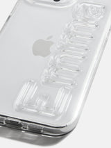 BaubleBar Fine Line Custom iPhone Case - Clear - 
    Get Gifting Early: 20% Off Custom