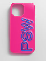 BaubleBar Fine Line Custom iPhone Case - Neon Pink/Cobalt Blue -
Custom Phone Case