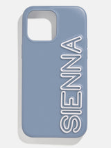 BaubleBar Fine Line Custom iPhone Case - Slate Blue/White - 
    25% Off Custom Gifts: The Annual Custom Event