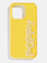 BaubleBar Fine Line Custom iPhone Case - Yellow/White - 
    Get Gifting Early: 20% Off Custom