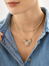 BaubleBar Disney Mickey Mouse Pavé Bubble Necklace - Gold/Pavé -
Disney Mickey Mouse necklace