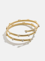 BaubleBar Disney Pavé Mickey Mouse Cuff Bracelet - Gold/Pavé - 
    Disney pavé bracelet