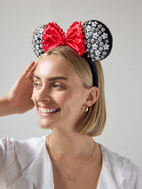 BaubleBar Disney Minnie Mouse White Floral Ears Headband - Minnie Mouse White Floral Ears -
Disney ears with crystals