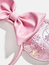BaubleBar Disney Minnie Mouse Petaled Pink Headband - Minnie Mouse Petaled Pink Ears - 
    Pink floral Disney ears headband