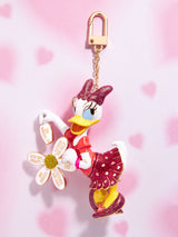 BaubleBar Disney Valentine's Day Bag Charm - Daisy Duck - 
    Disney keychain