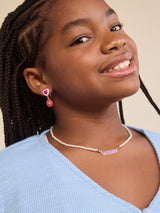 BaubleBar Beaded Kids' Custom Nameplate Necklace - Pearl - 
    Get Gifting Early: 20% Off Custom