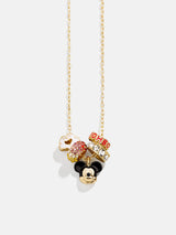 BaubleBar Disney Mickey Mouse Beaded Charm Necklace - Mickey Mouse - 
    Disney rondelle beads on a gold chain