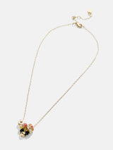 BaubleBar Disney Mickey Mouse Beaded Charm Necklace - Mickey Mouse - 
    Disney rondelle beads on a gold chain