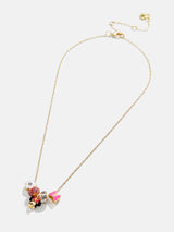 BaubleBar Disney Minnie Mouse Beaded Charm Necklace - Minnie Mouse - 
    Disney rondelle beads on a gold chain