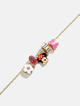 BaubleBar Disney Minnie Mouse Beaded Charm Necklace - Minnie Mouse - 
    Disney rondelle beads on a gold chain