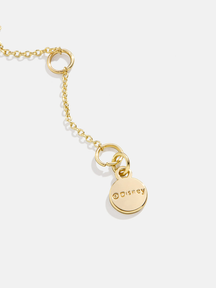 Disney Mickey Mouse Hugging Heart Necklace - Gold