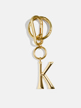 BaubleBar Gold Initial Enamel Bag Charm - K - 
    Initial keychain