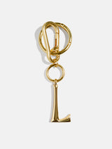 BaubleBar Gold Initial Enamel Bag Charm - L - 
    Initial keychain