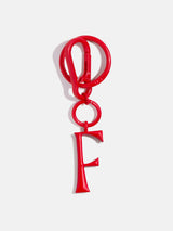 BaubleBar Red Initial Enamel Bag Charm - F - 
    Initial keychain