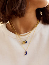 BaubleBar Mini Bubble Initial Enamel Necklace - Dark Blue -
It's Black Friday Week: Enjoy 20% off.