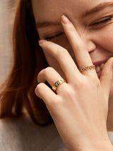 BaubleBar Disney 18K Gold Plated Sterling Silver Custom Block Ring - Gold/Pavé -
It's Black Friday Week: Enjoy 20% off.