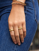 BaubleBar Disney 18K Gold Plated Sterling Silver Custom Block Ring - Gold/Pavé -
It's Black Friday Week: Enjoy 20% off.