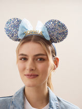 BaubleBar Disney Minnie Mouse Crystal Blue Custom Ears Headband - Minnie Mouse Crystal Blue Custom Ears -
20% Off Custom: Early Black Friday Access